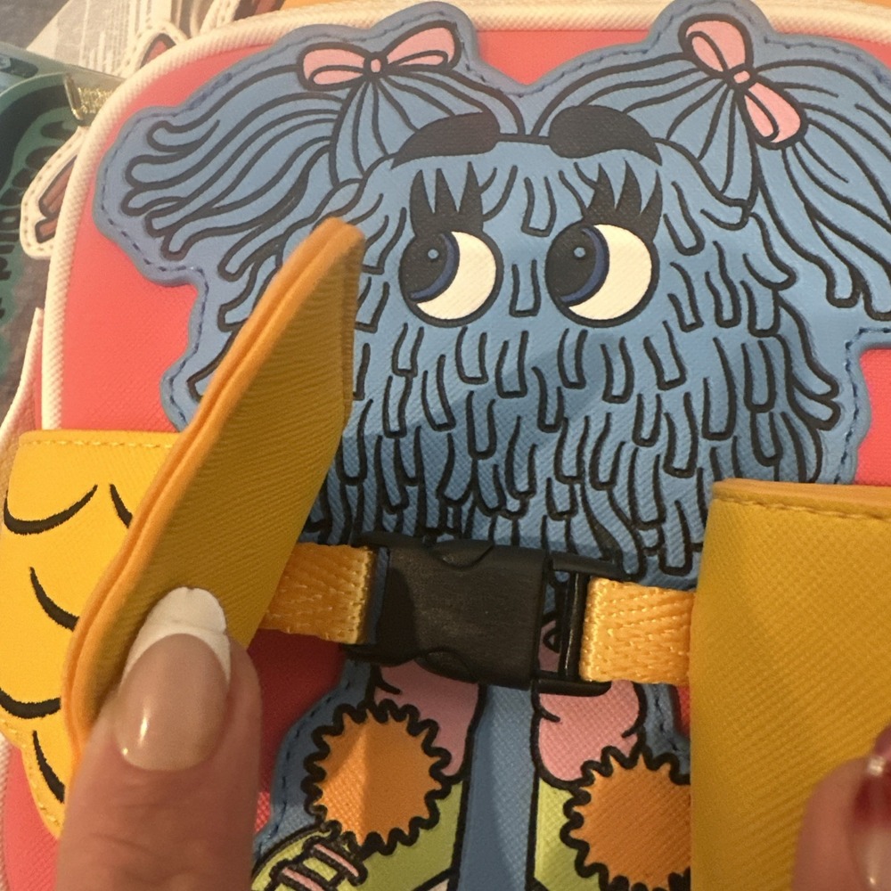 Loungefly McDonalds Birdie the Early Bird Crossbuddies Crossbody Bag W/ Coin Bag - Picture 6 of 11